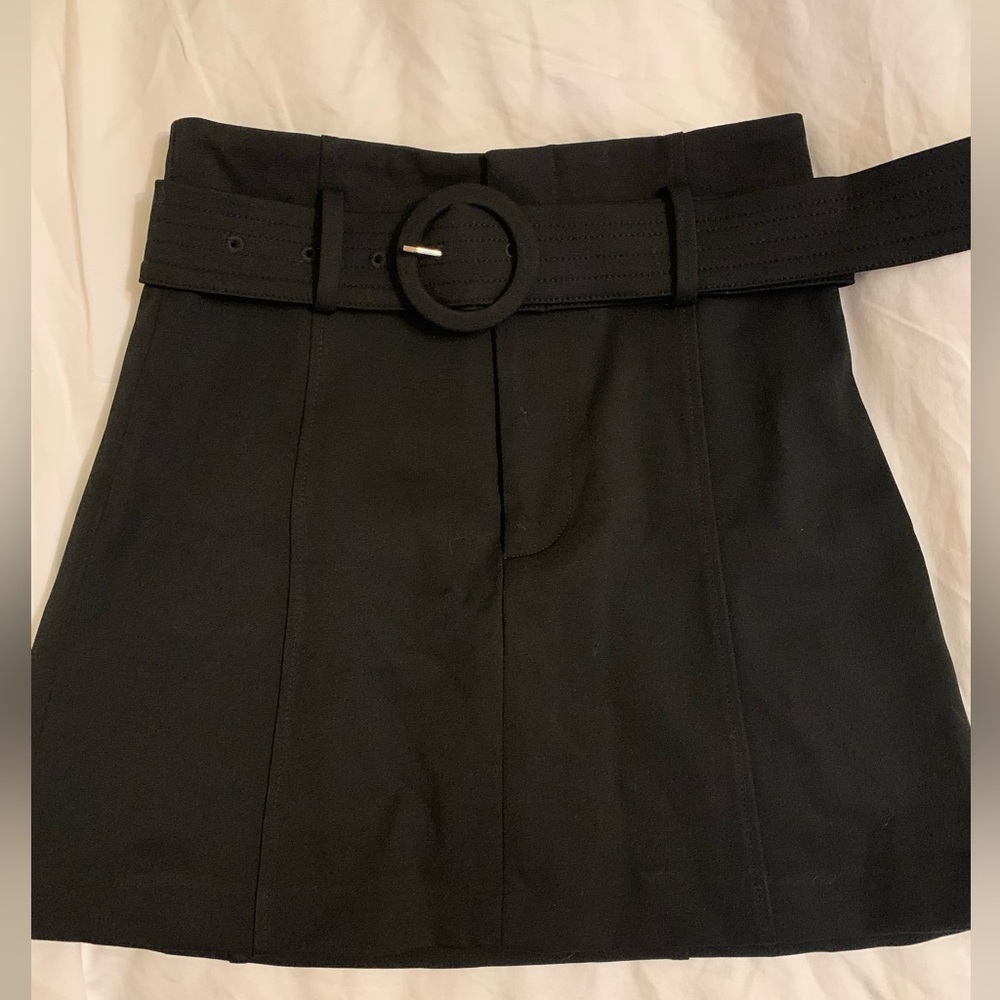 Zara belted miniskirt